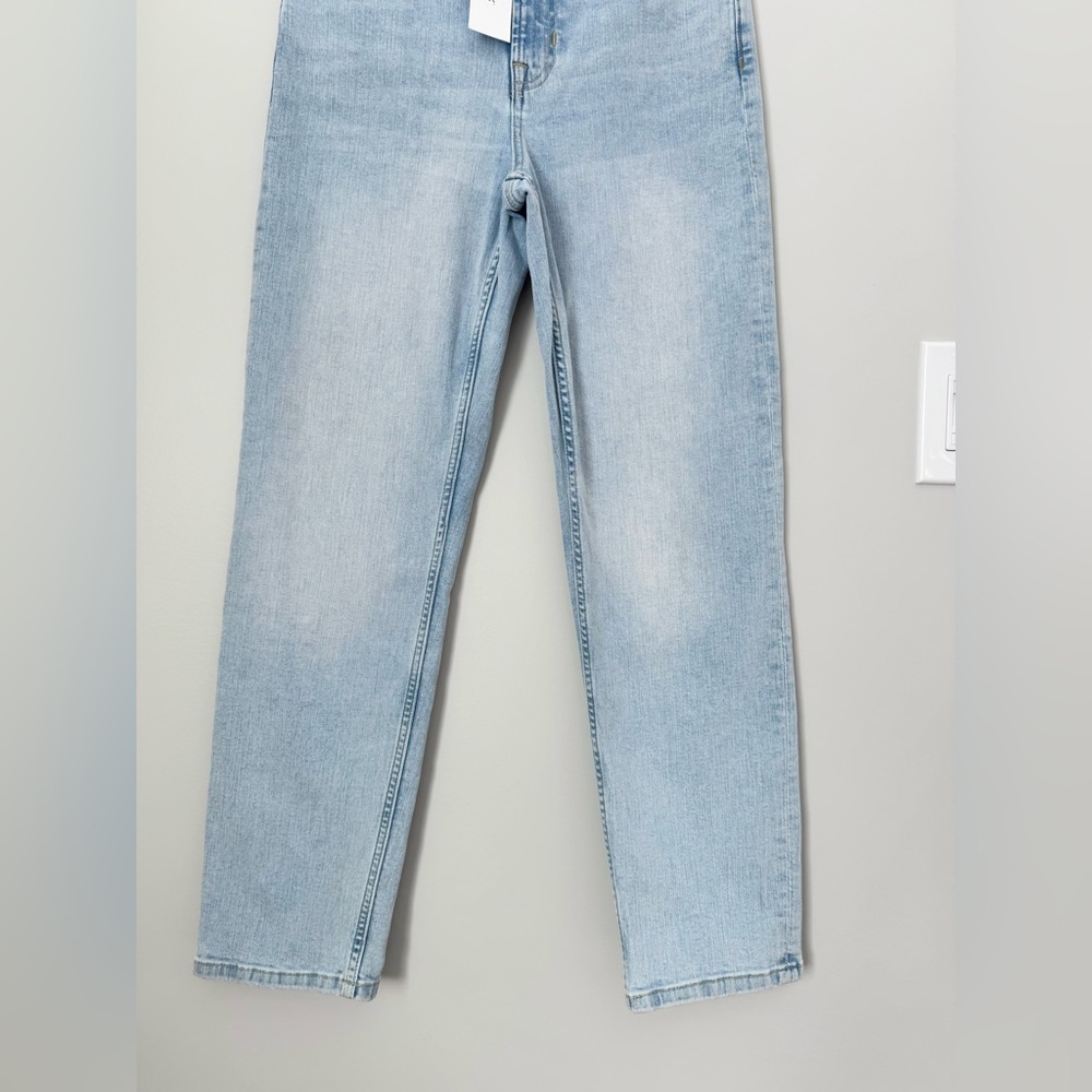NWT Spanx Lycra Fitsense Slim Straight Jeans in Turner Wash Sz 6 - Picture 7 of 16